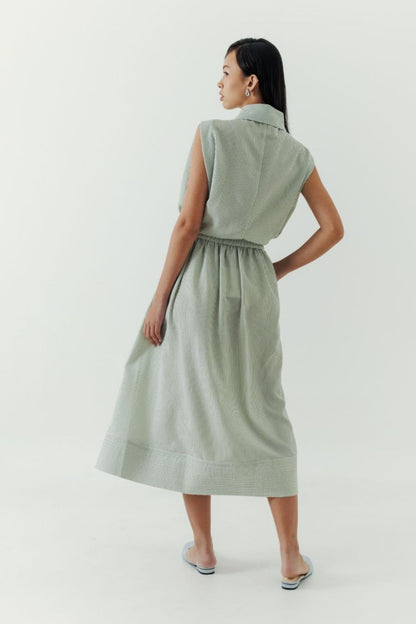 Sonya Skirt Stripes - Sage