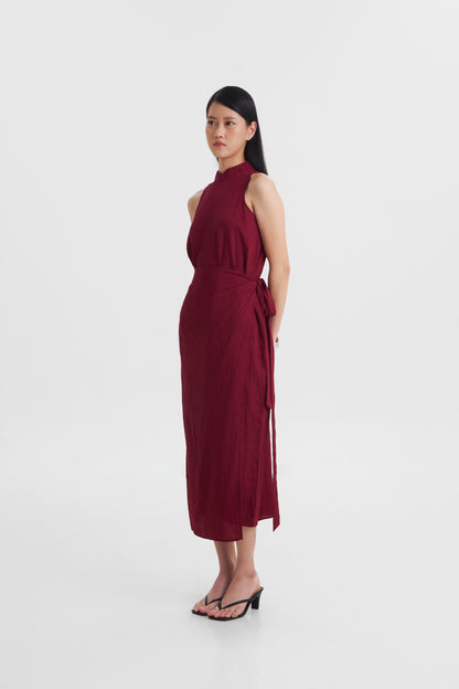 Ming Dress - Crimson Red