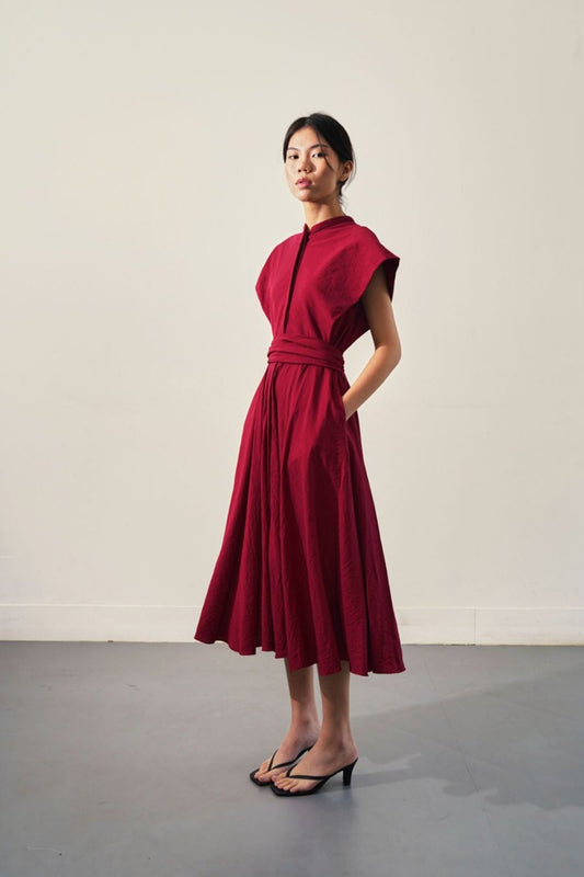 Lee Dress - Crimson Red