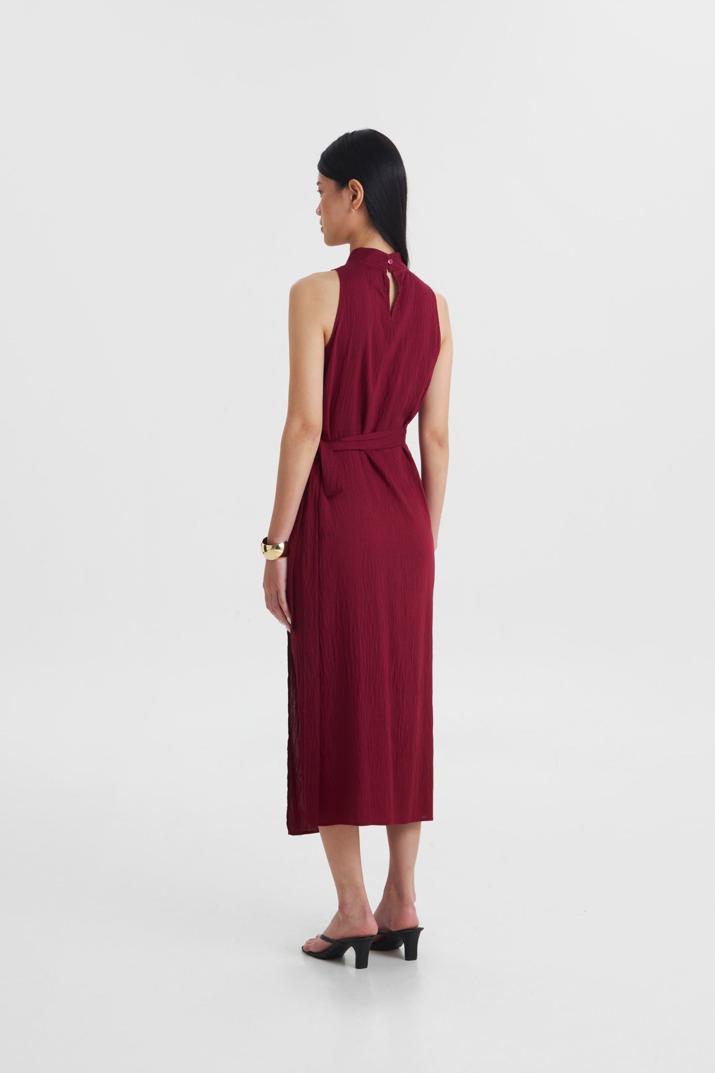 Ming Dress - Crimson Red