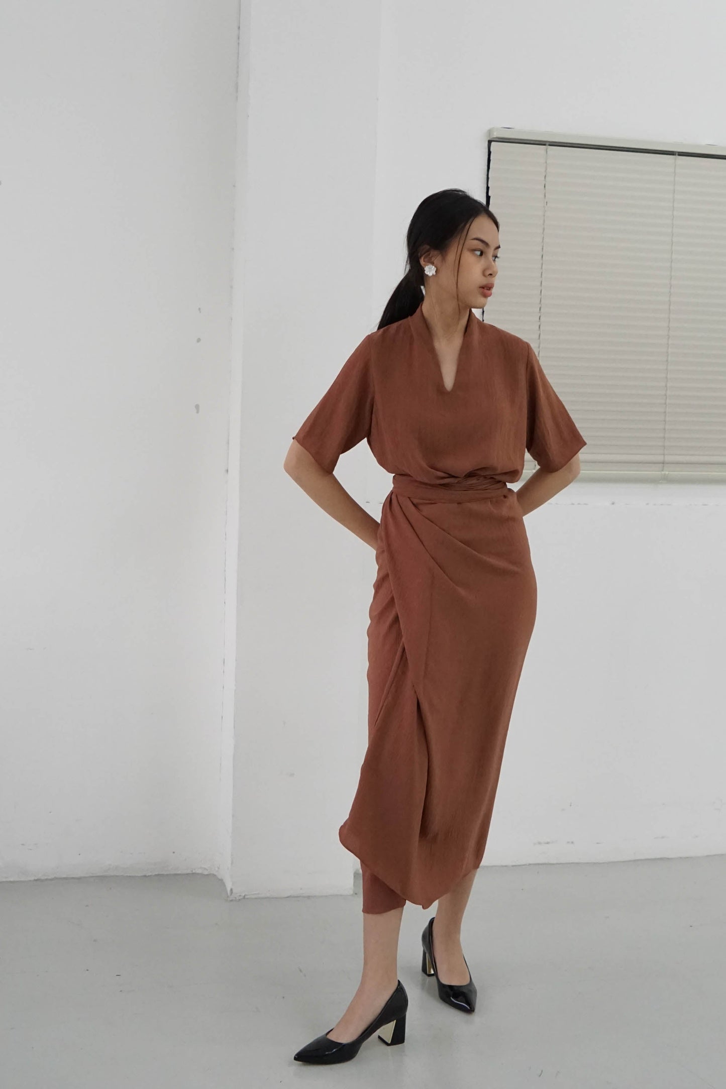 Moon Dress - Brown