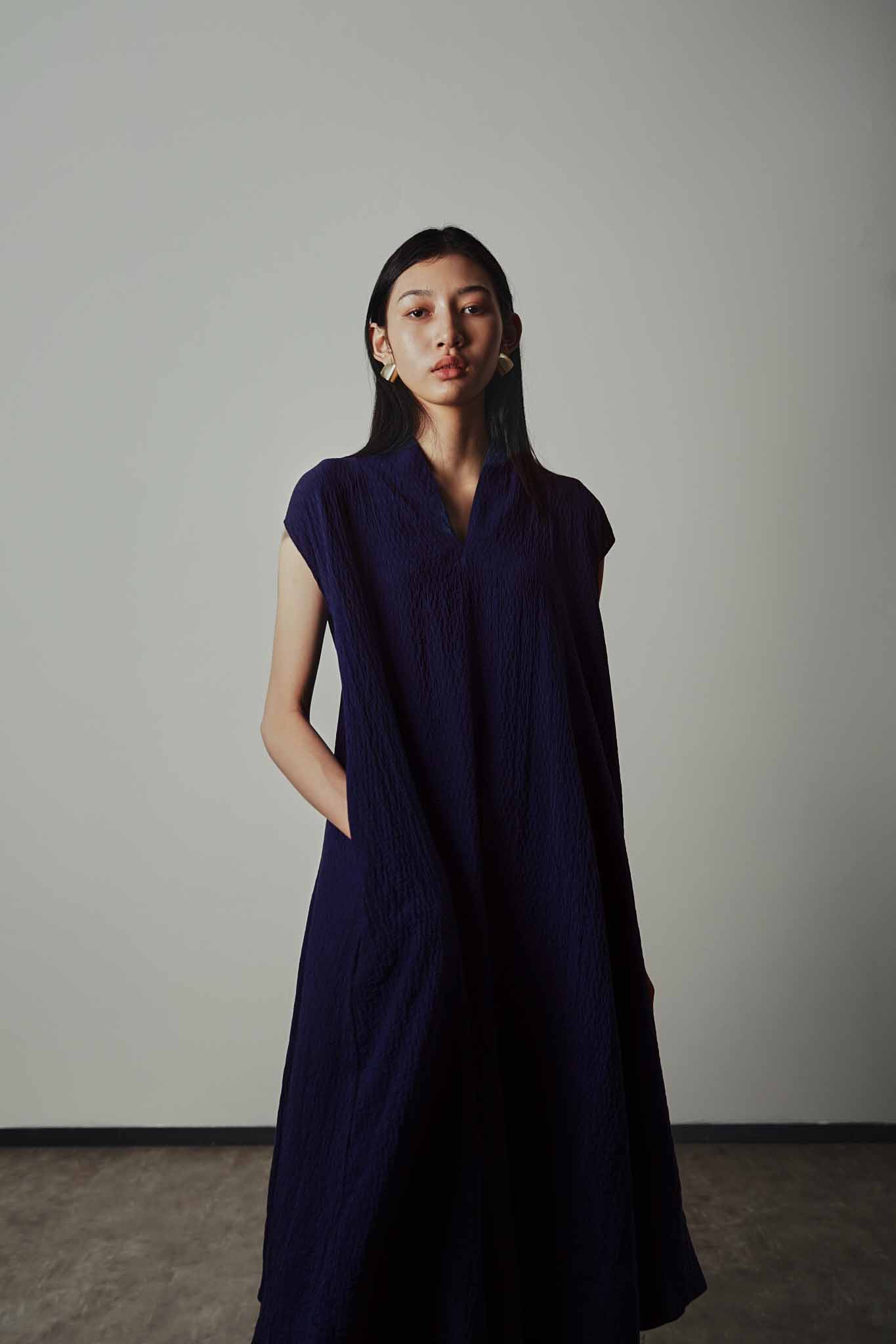 Ruka Dress - Navy