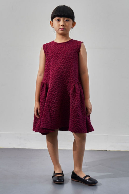 Petite Sikha Dress - Maroon