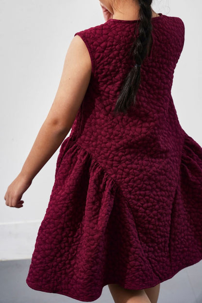 Petite Sikha Dress - Maroon