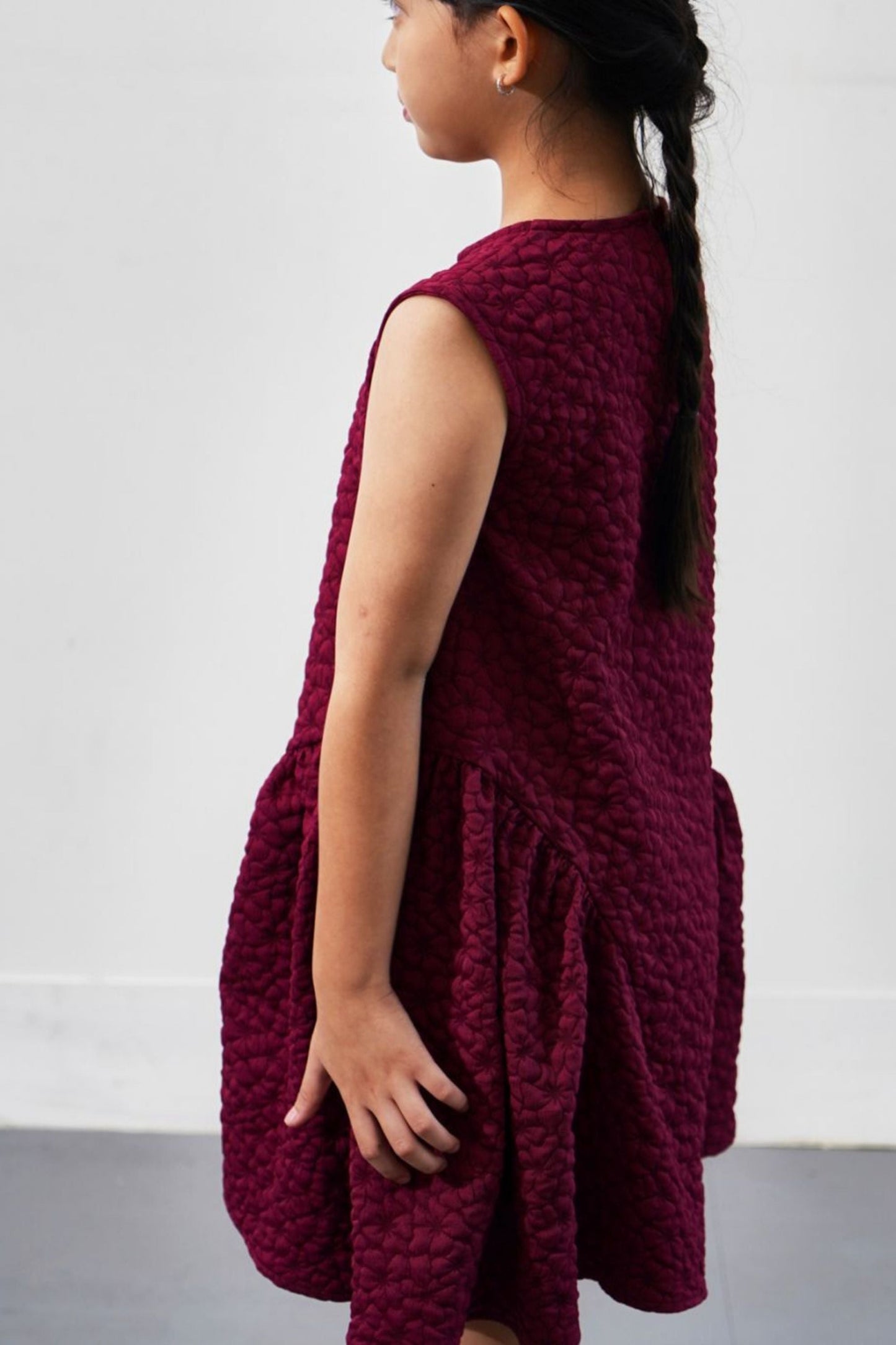 Petite Sikha Dress - Maroon