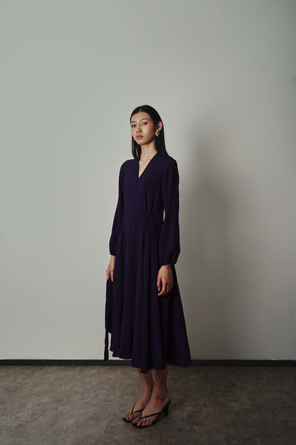 Hiru Dress - Navy