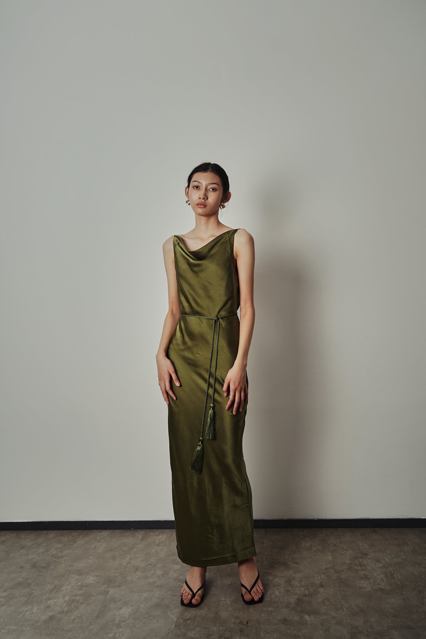 Esme Dress - Moss Green