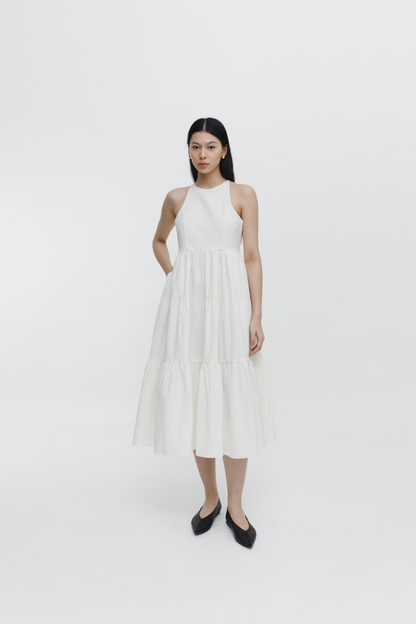 Alora Dress - Broken White