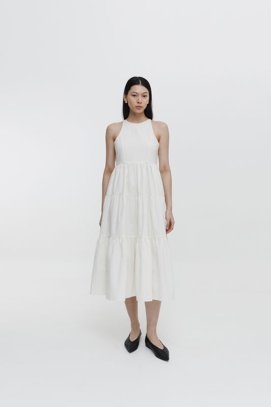 Alora Dress - Broken White