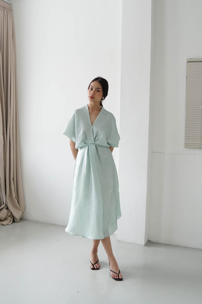 Giko Textured Dress - Mint