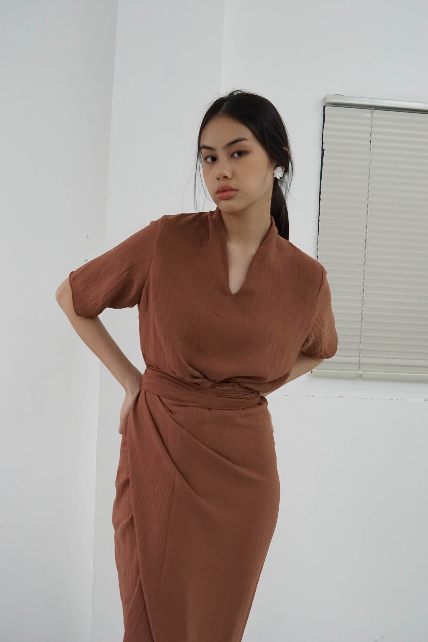 Moon Dress - Brown