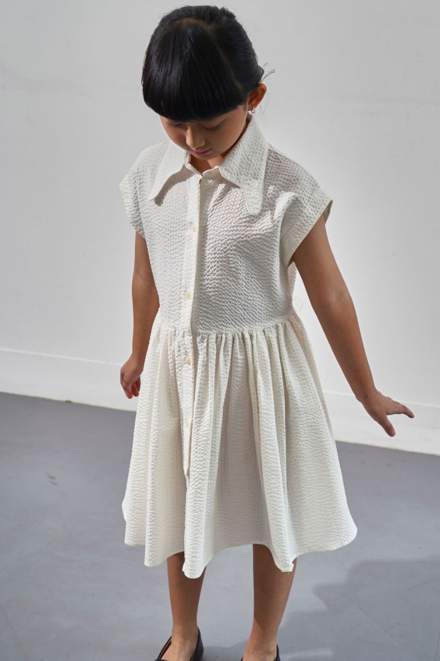 Petite Kelly Dress - Broken White