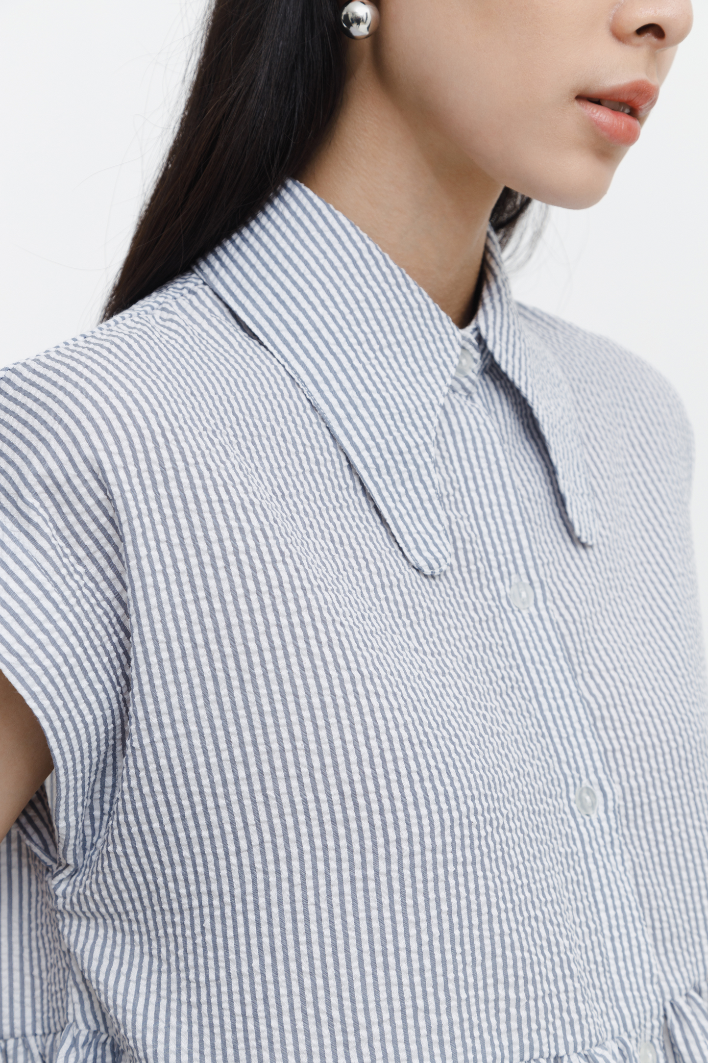 Kelly Top - Grey Stripes