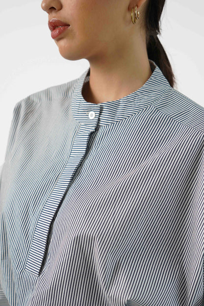 Baltic Top - Navy Stripes