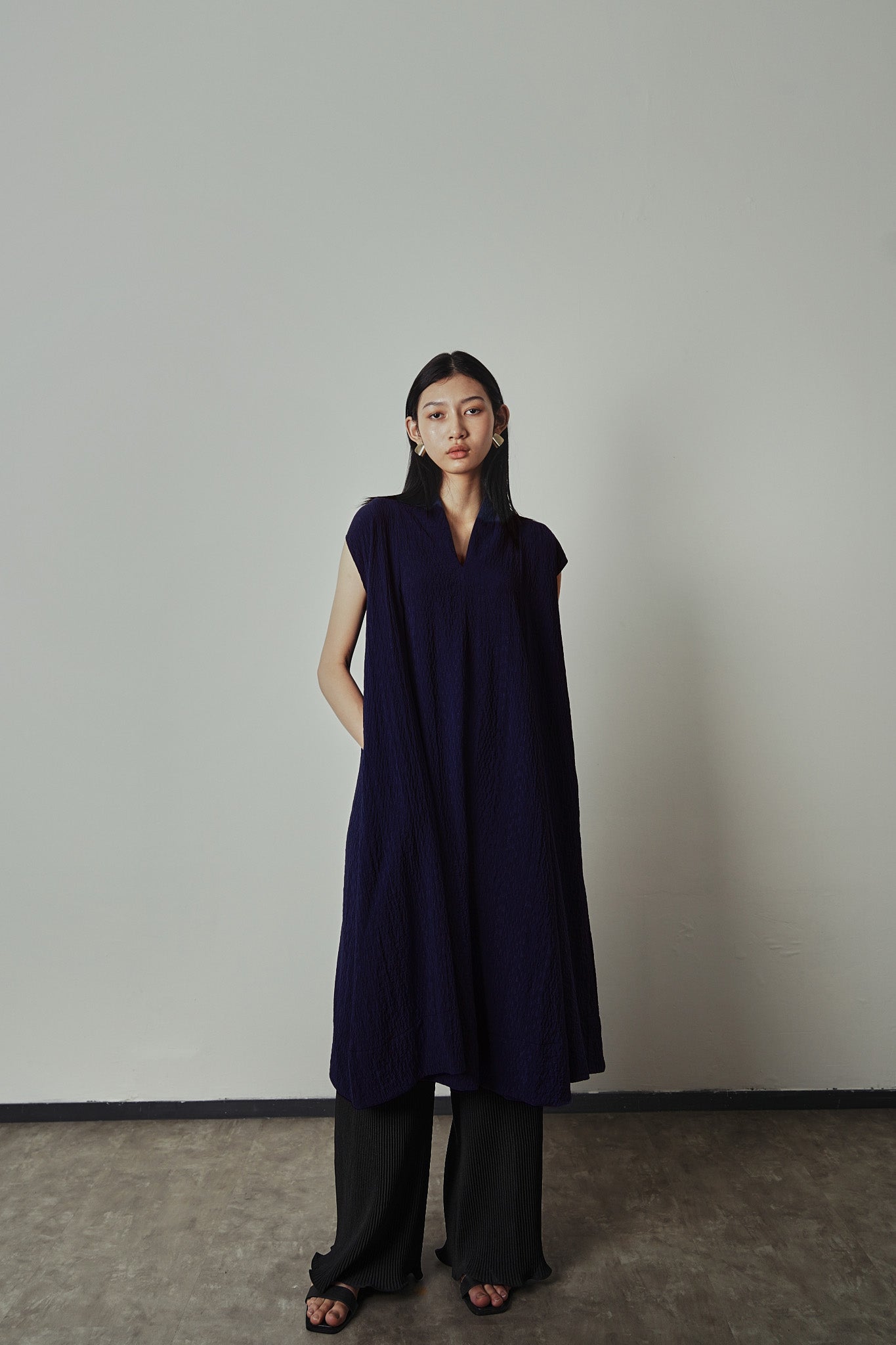 Ruka Dress - Navy