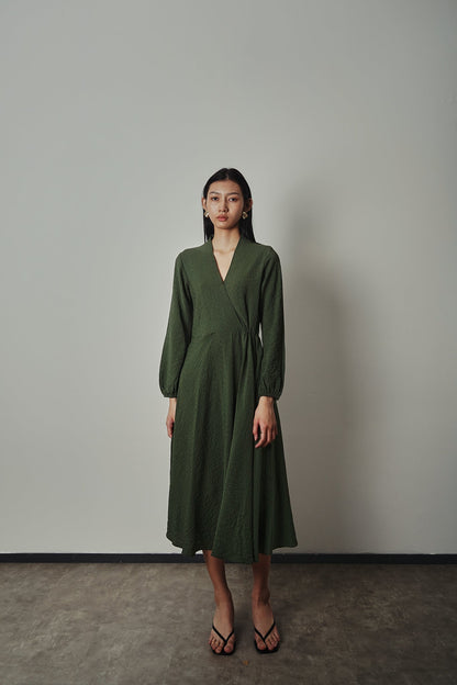 Hiru Dress - Pine Green