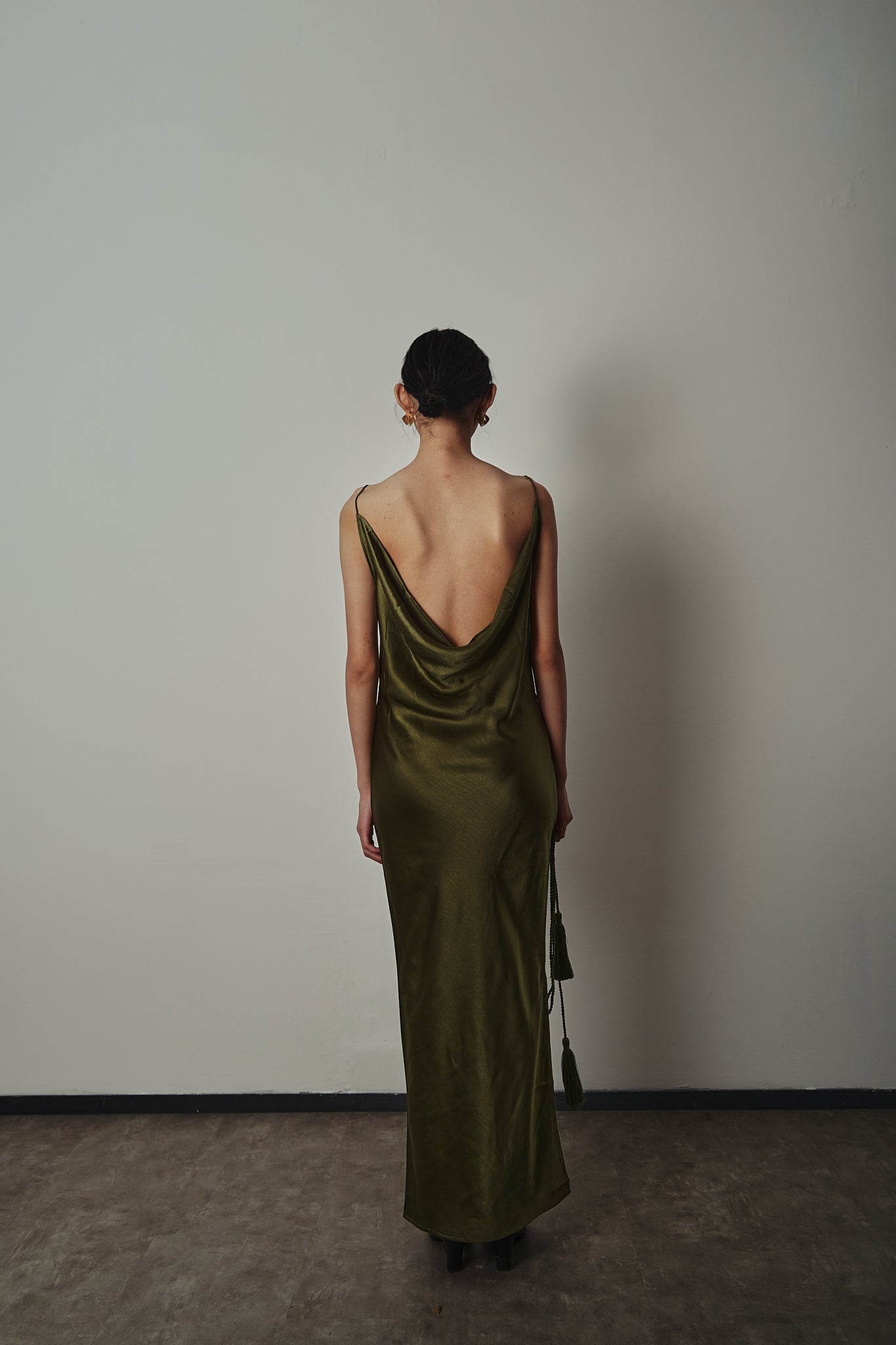 Esme Dress - Moss Green