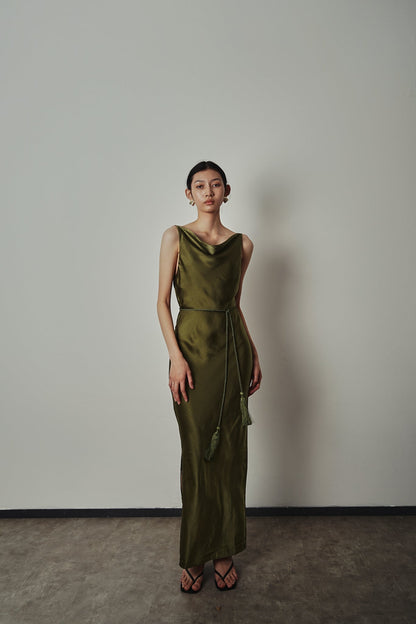 Esme Dress - Moss Green