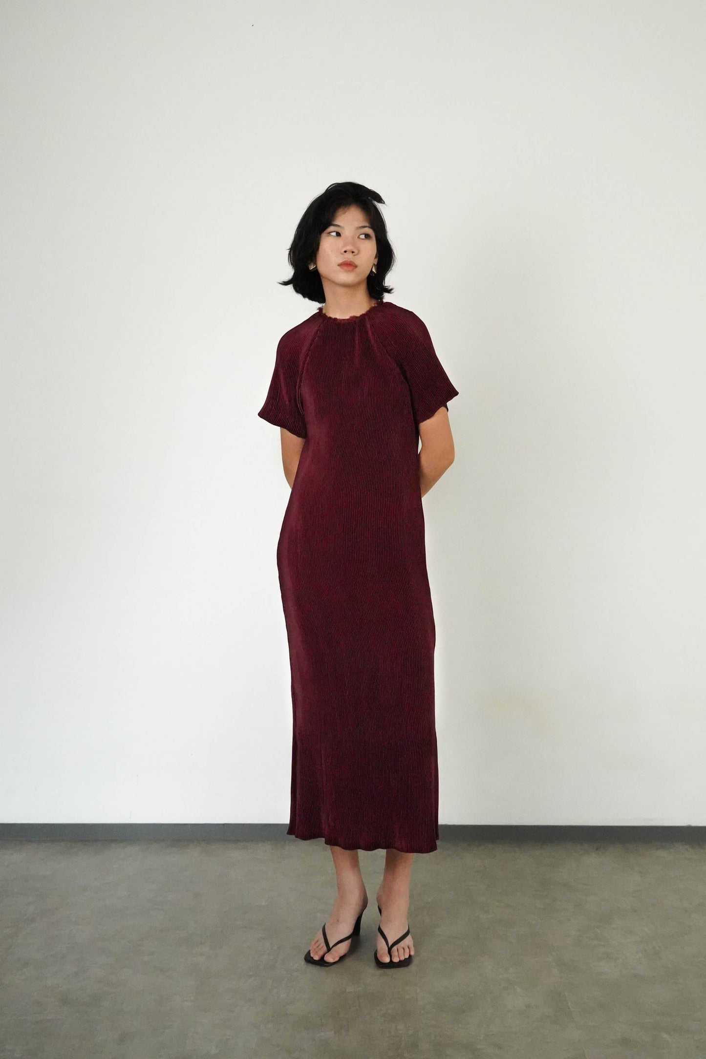 Bona Dress - Maroon