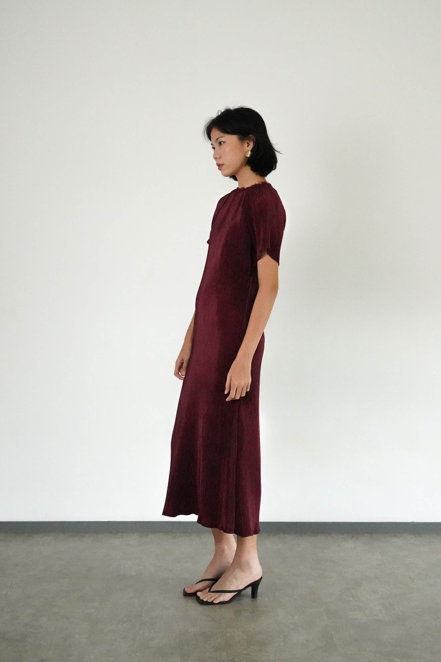 Bona Dress - Maroon