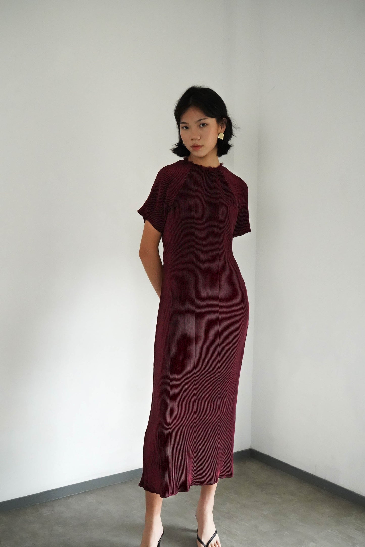 Bona Dress - Maroon