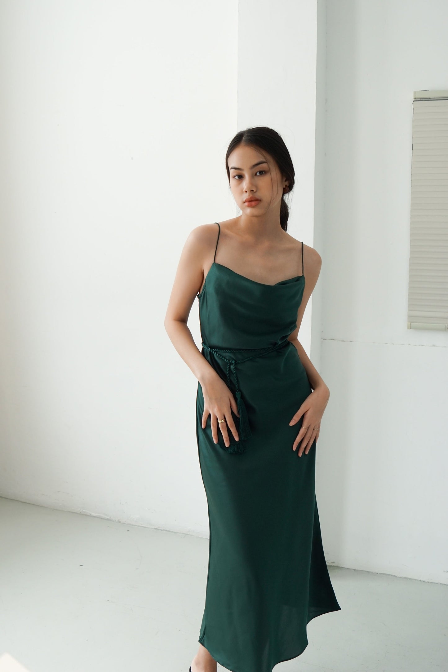 Scarlette Dress - Emerald Green