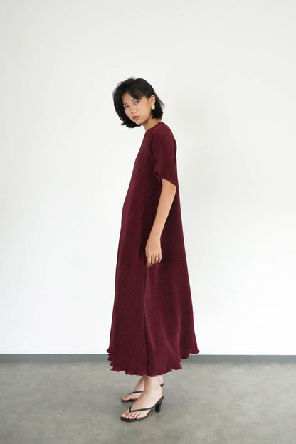 Noa Dress - Maroon