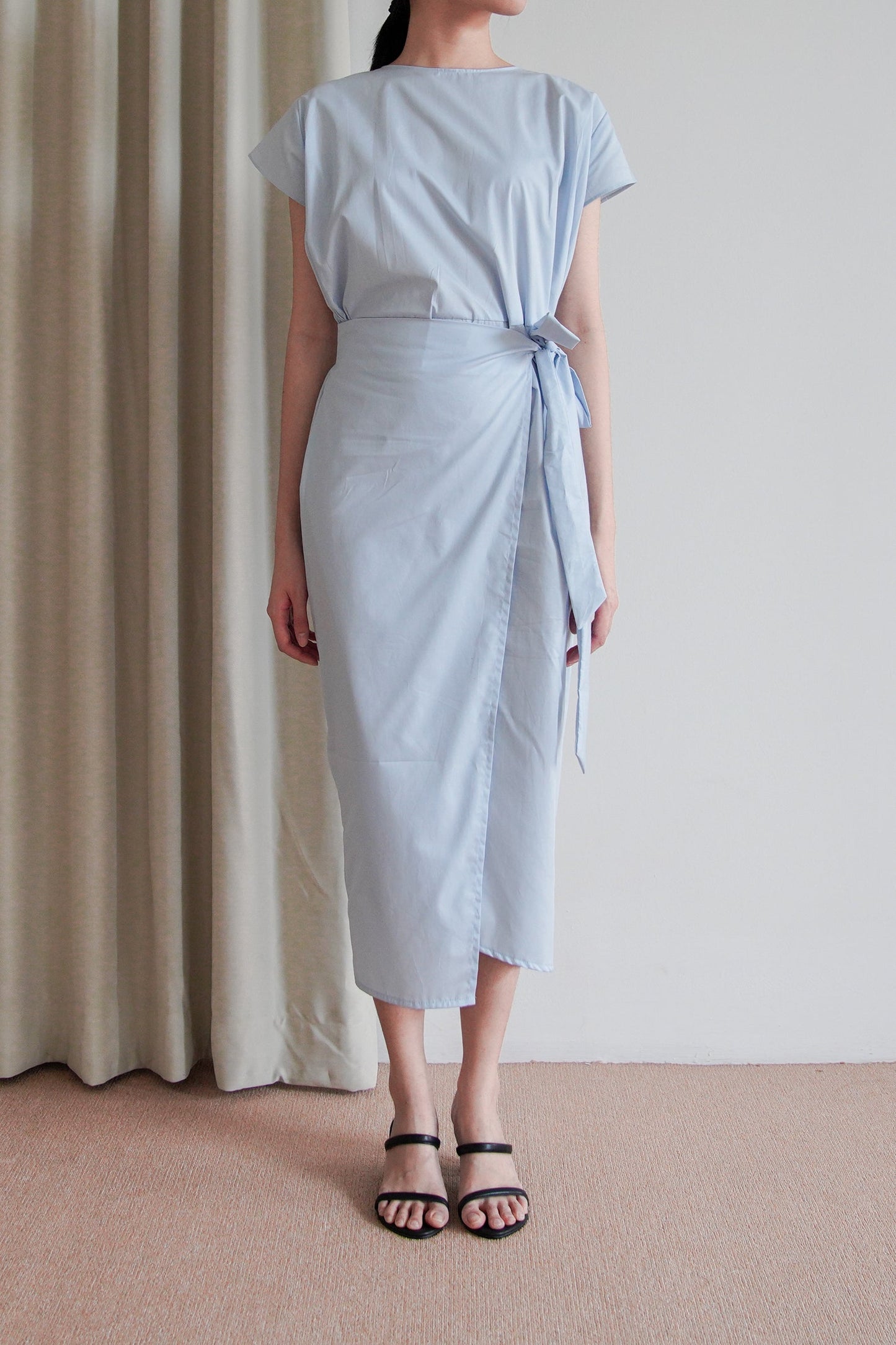 Akina Dress - Baby Blue