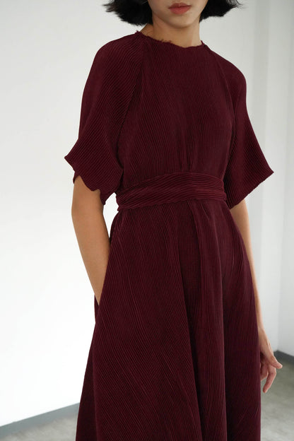 Noa Dress - Maroon