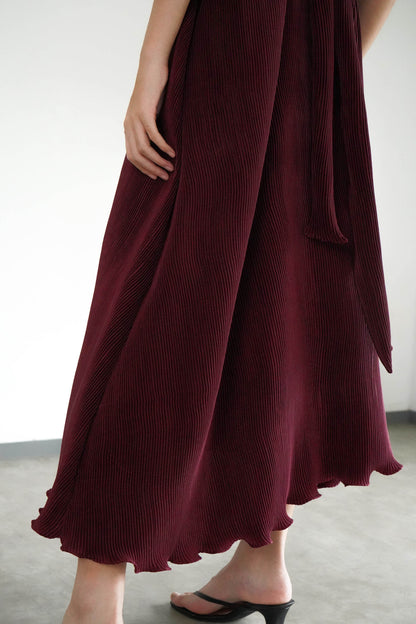 Noa Dress - Maroon