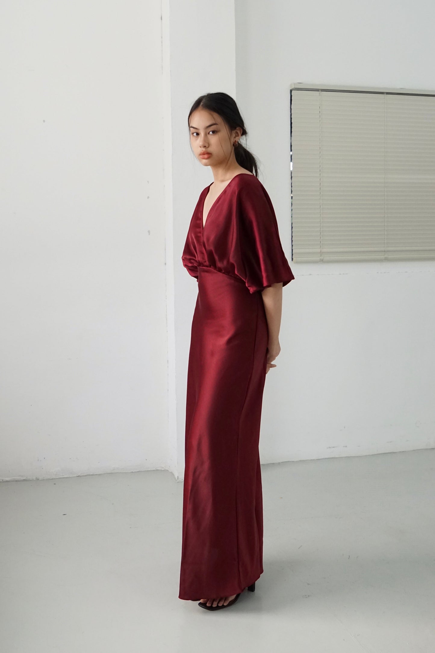 Lily Dress -  Maroon