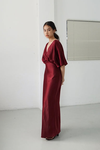 Lily Dress -  Maroon