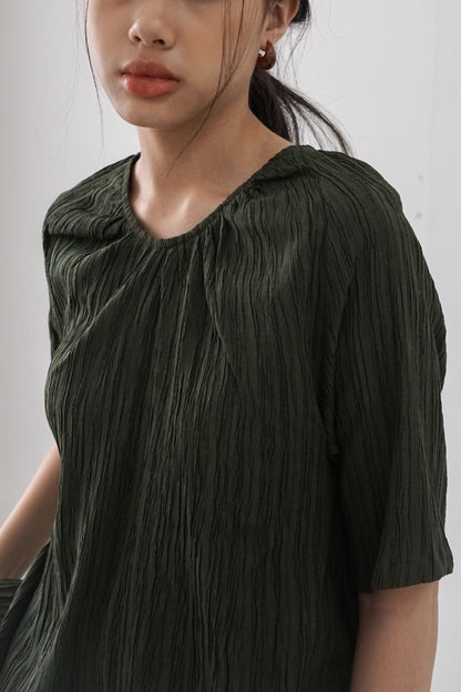 Leah Top - Dark Green