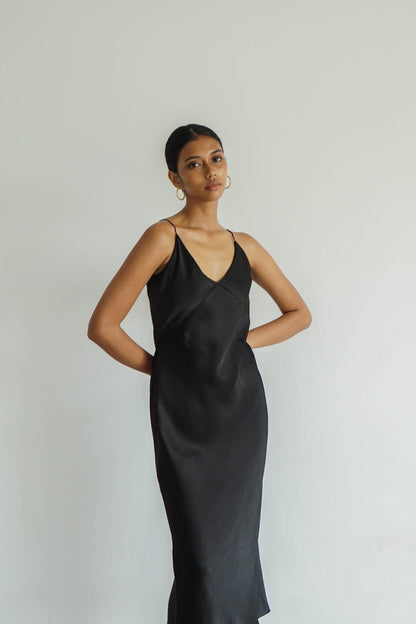 Slip Dress - Black