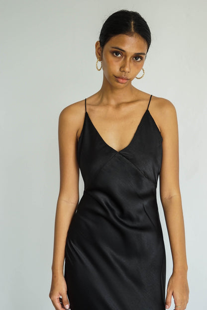 Slip Dress - Black