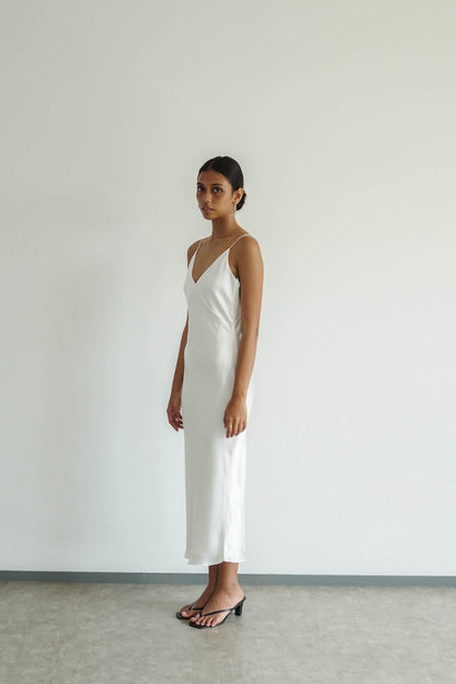 Slip Dress - Broken White