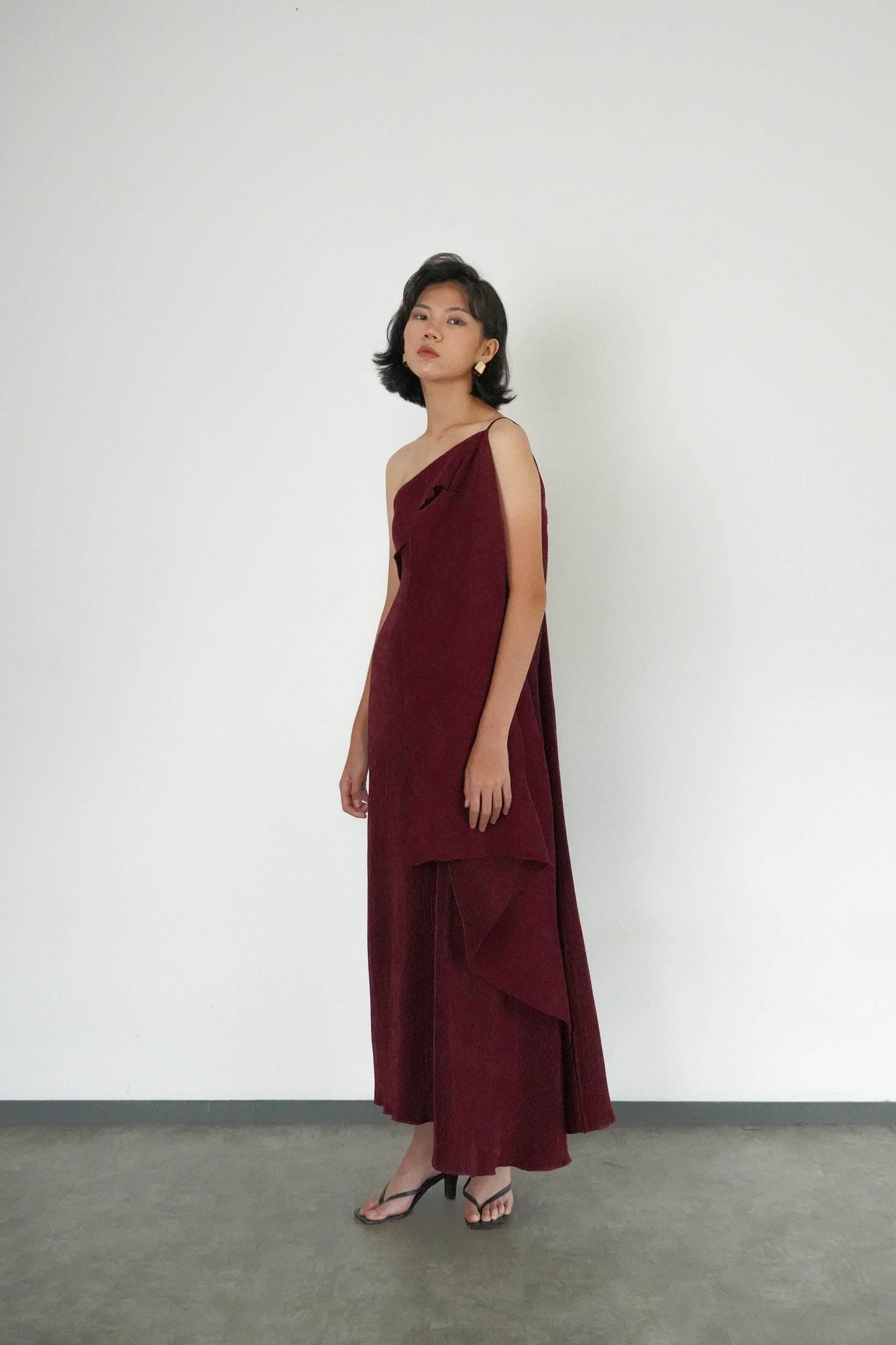 Gema Dress - Maroon