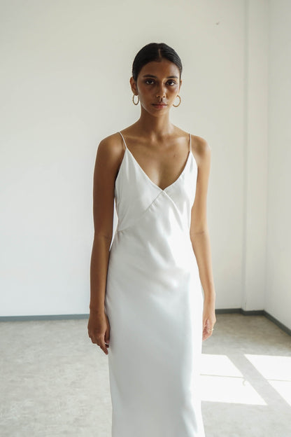 Slip Dress - Broken White