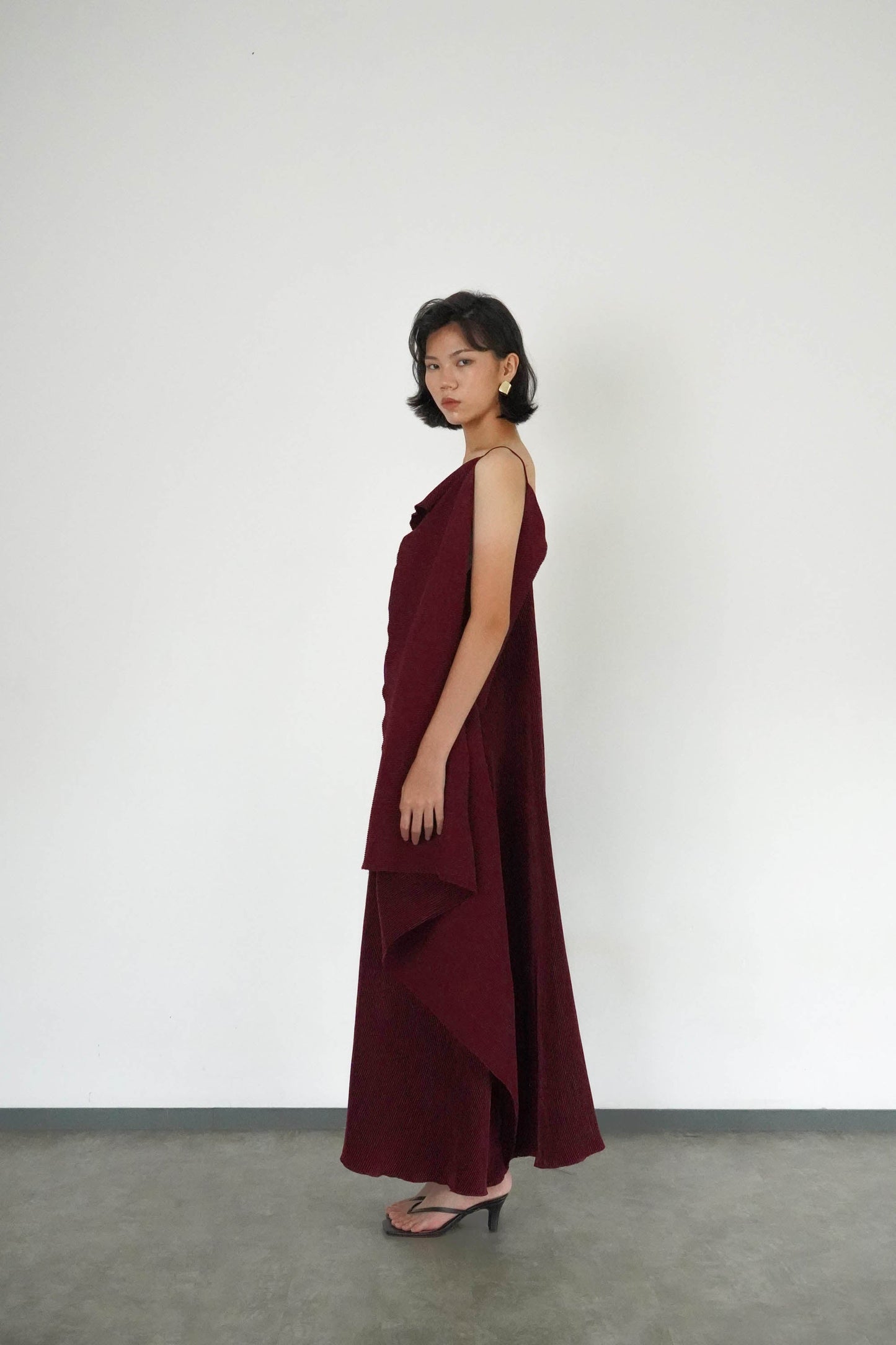 Gema Dress - Maroon