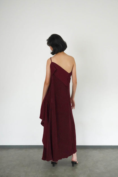 Gema Dress - Maroon