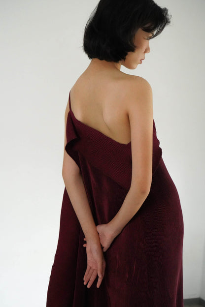 Gema Dress - Maroon