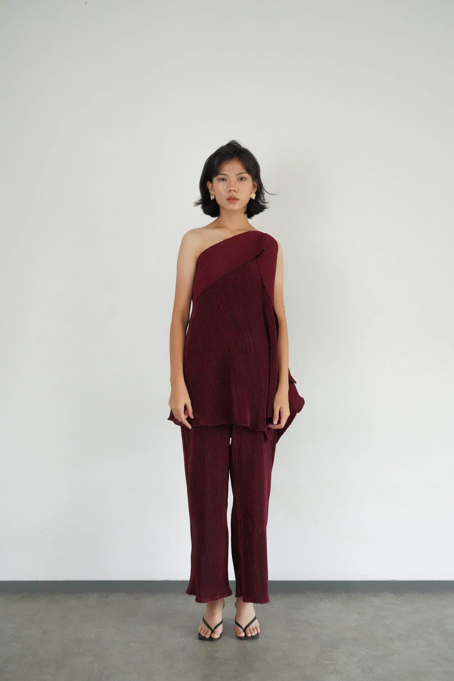 Asha Top - Maroon