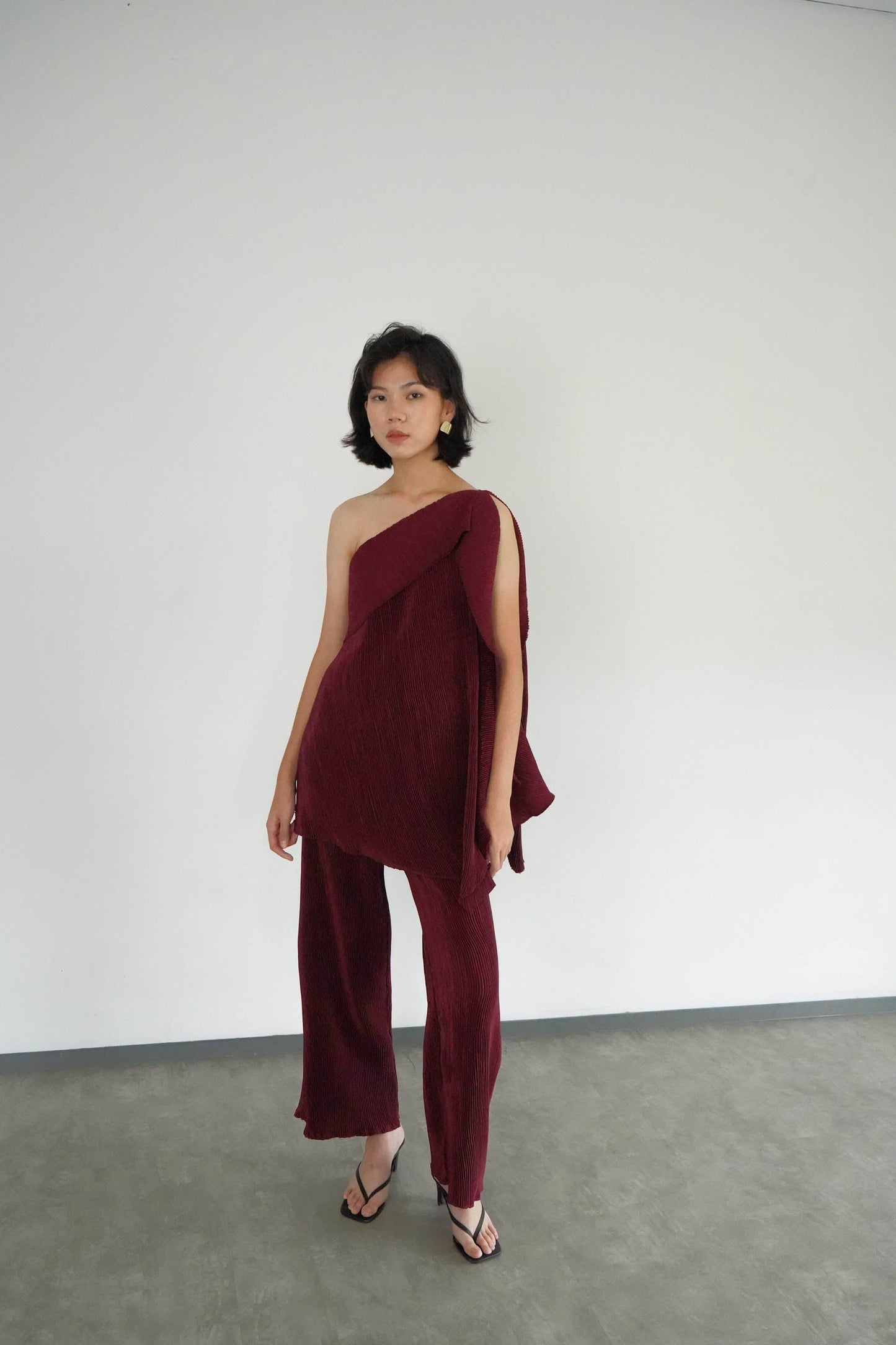 Asha Top - Maroon