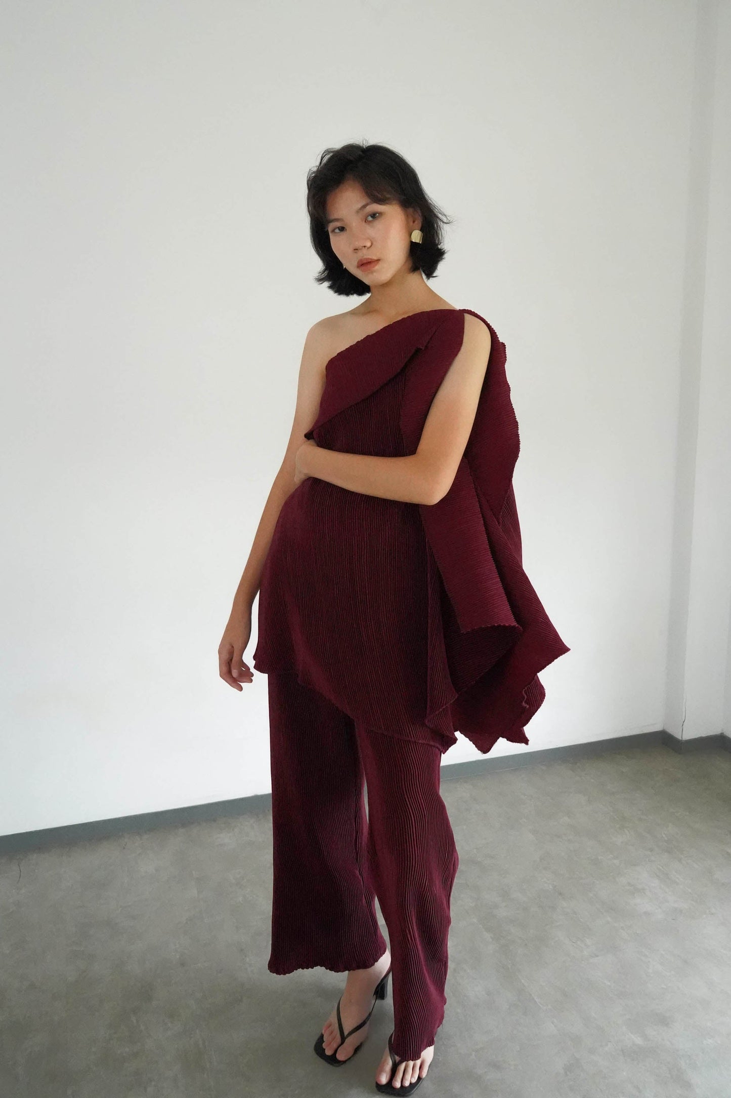 Asha Top - Maroon