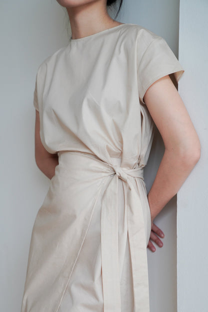 Akina Dress - Light Cream