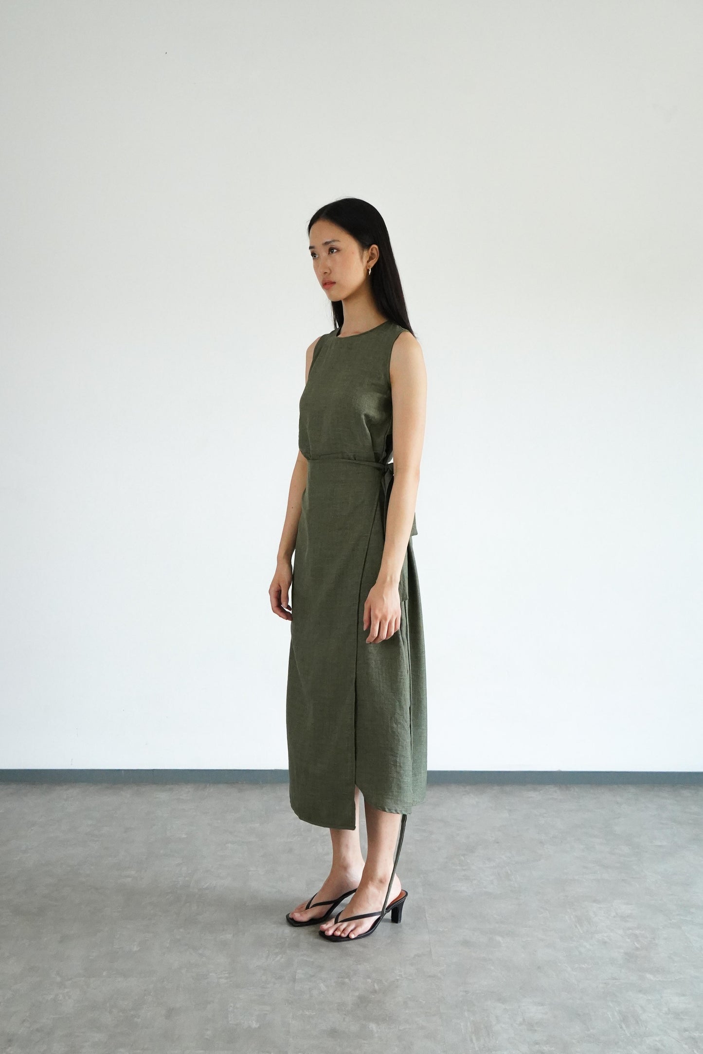 Babba Dress - Moss Green