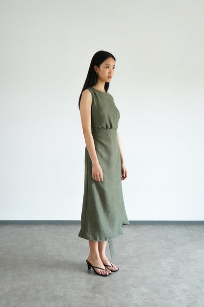 Babba Dress - Moss Green