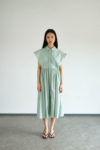 Playa Dress - Mint Stripes