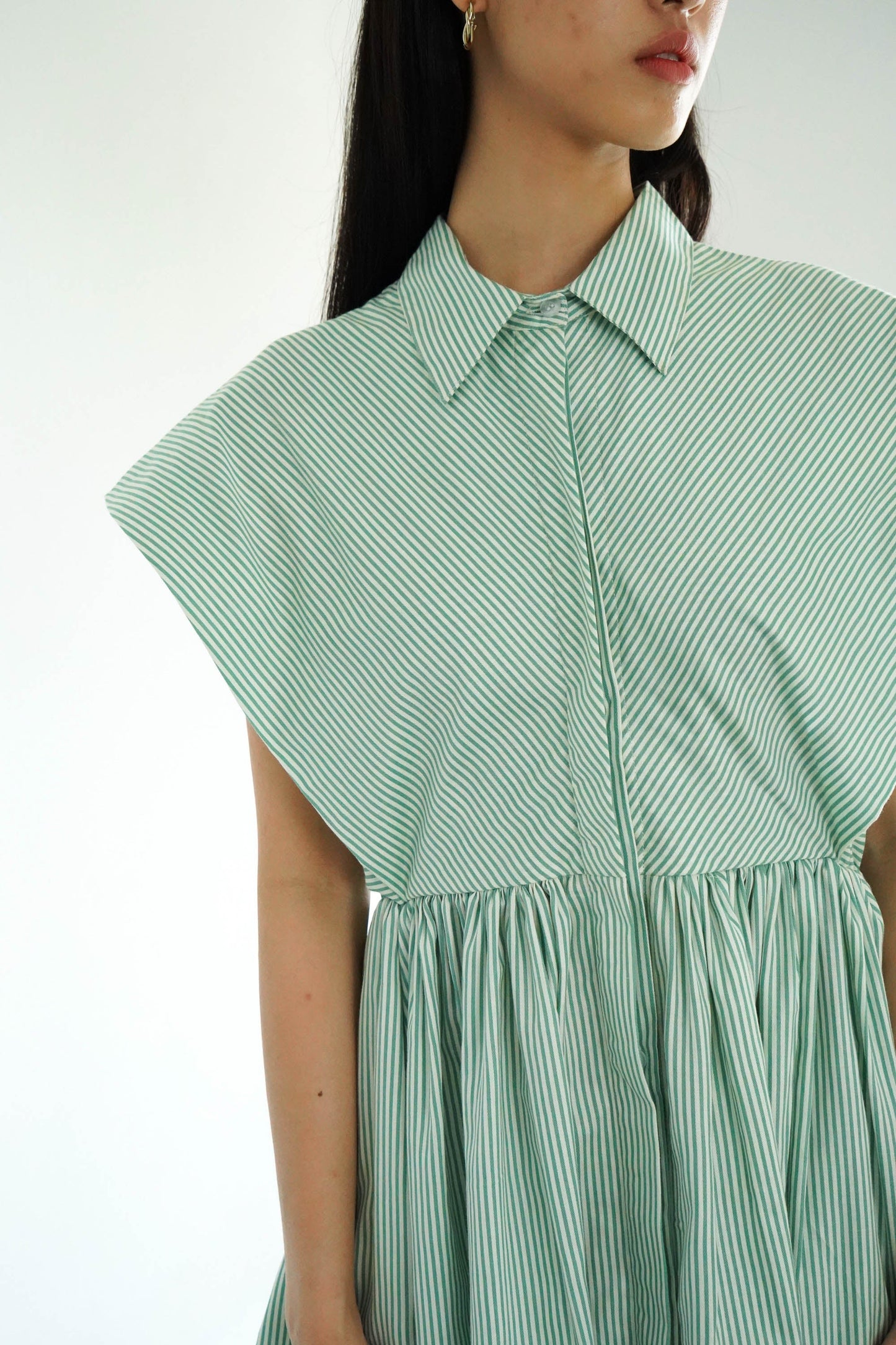 Playa Dress - Mint Stripes