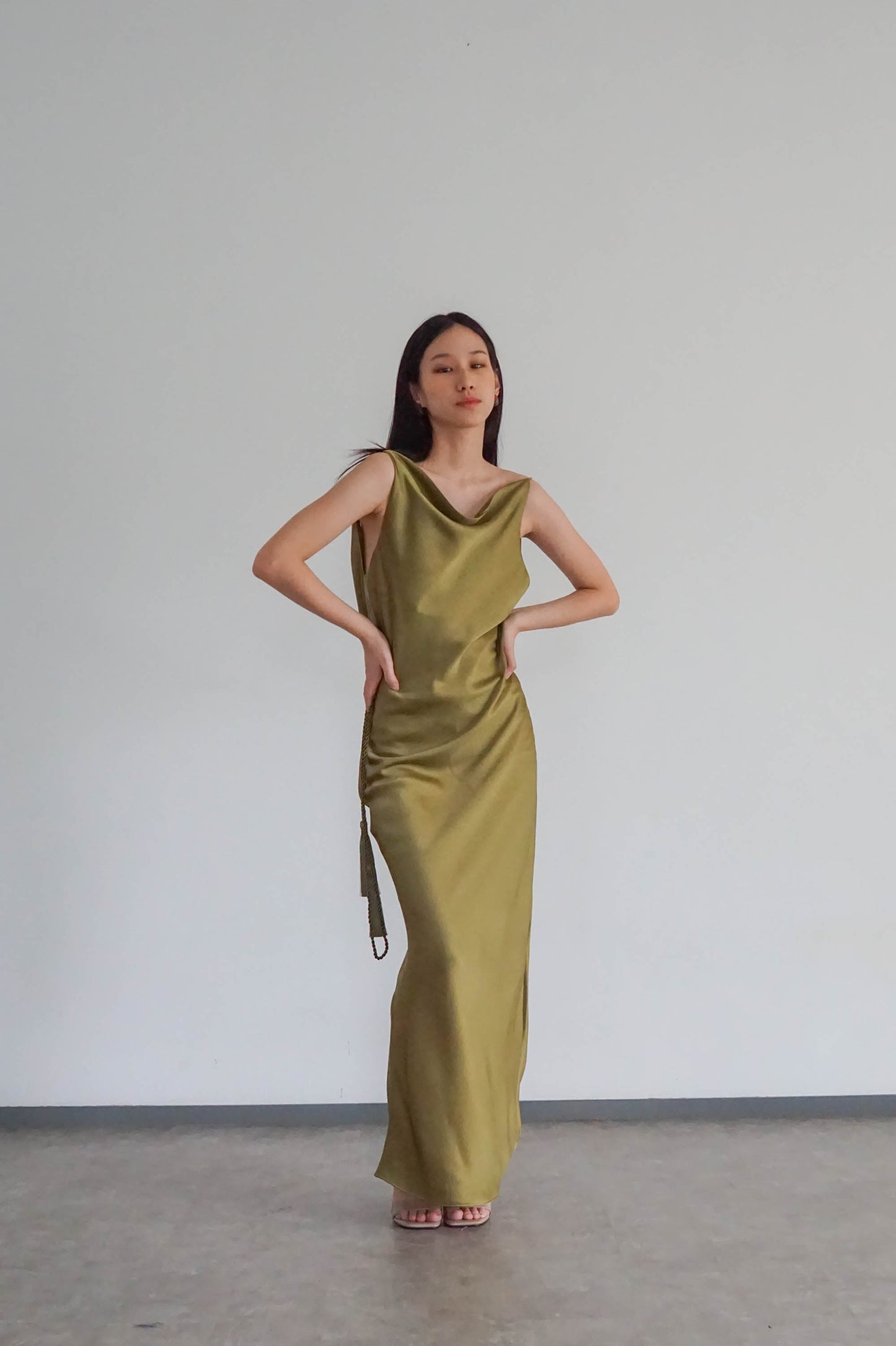 Esme Dress - Olive Green